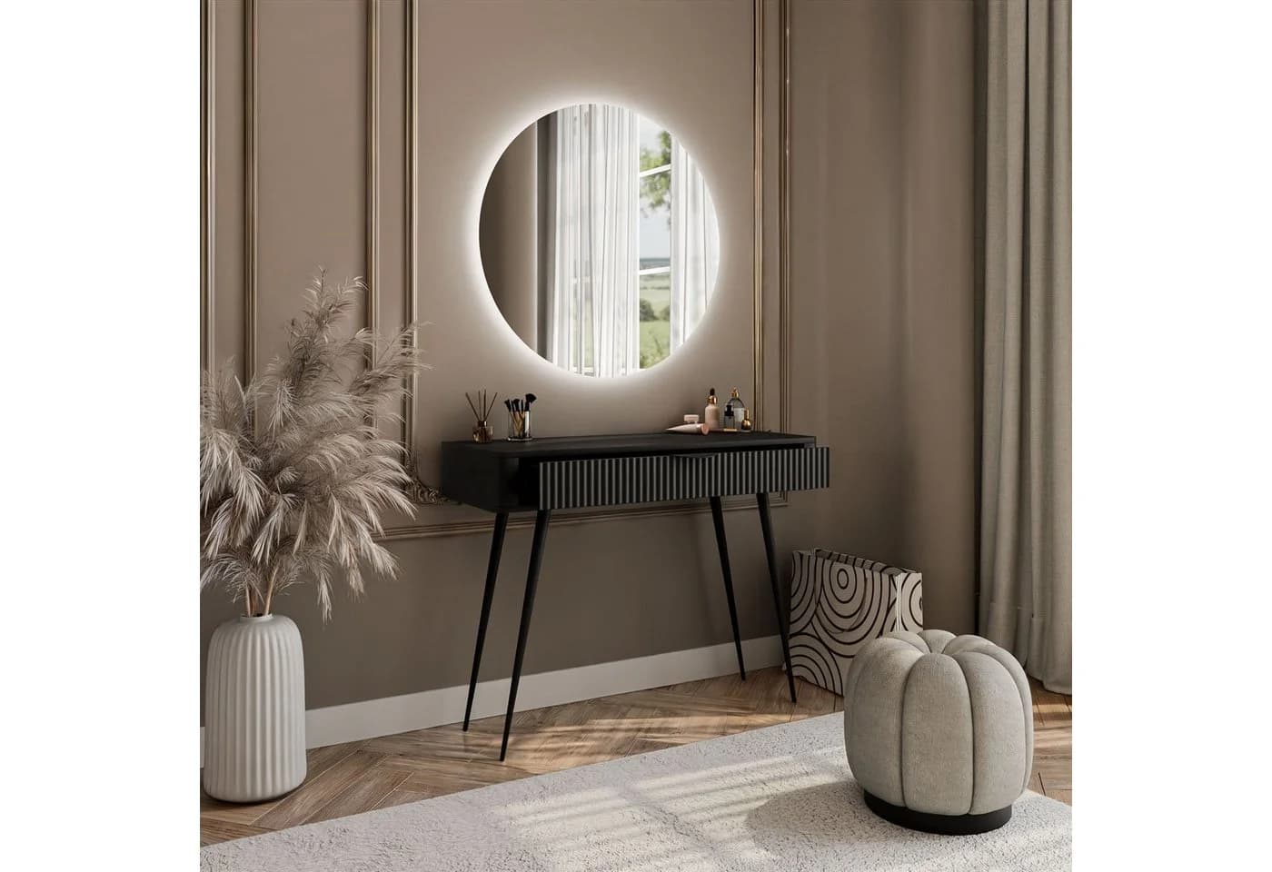 Lookway Konsolentisch SCARLETT mit Schublade und Metallfüße - Bild 4