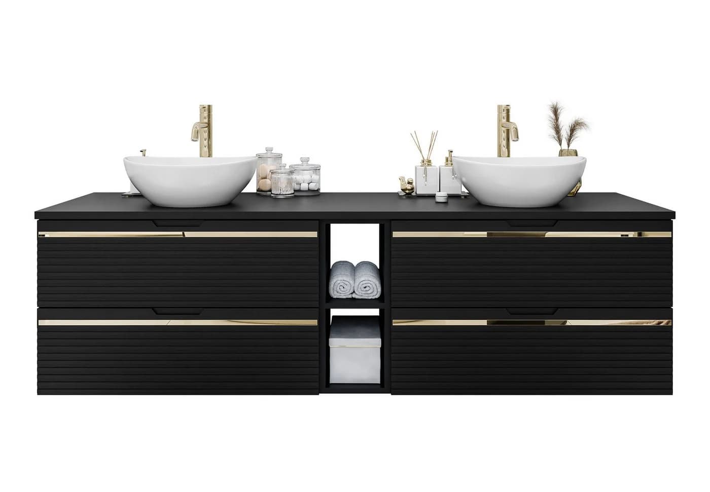 Lookway Badmöbel-Set ARTEMIS III 140 cm mit Soft-Close-System und LED-Spiegel - Bild 2