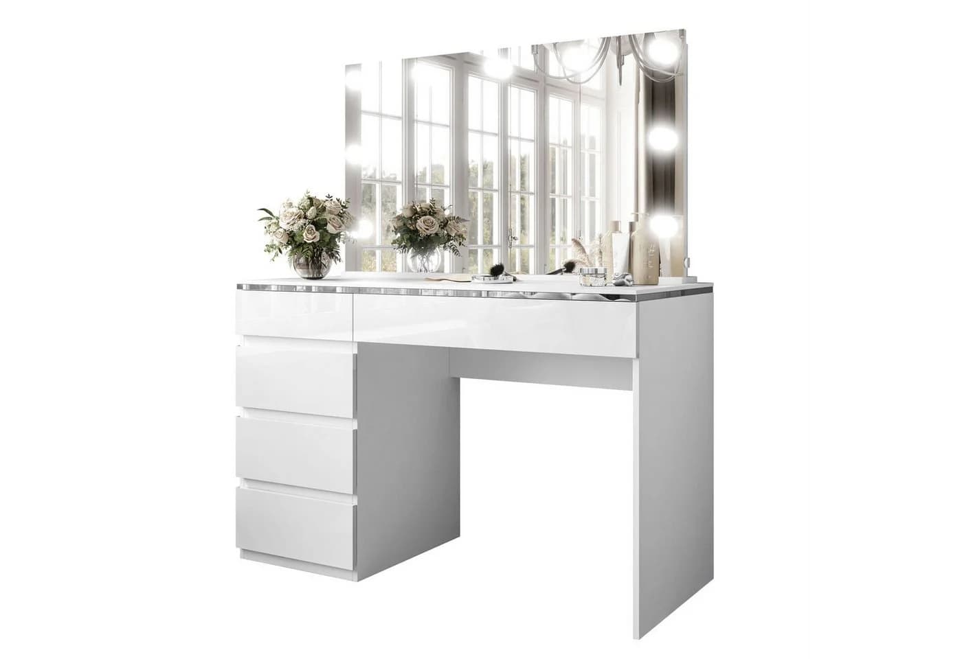 Lookway Schminktisch AURORA II SILVER ELITE mit LED-Spiegel - Bild 2