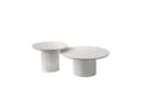 Lookway OVI Couchtisch Set 2-tlg. Weiß PVC-Furnierung Modern Bild 5