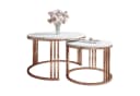 Lookway LORI 2in1 Couchtisch-Set Kupferoptik Matt Bild 2