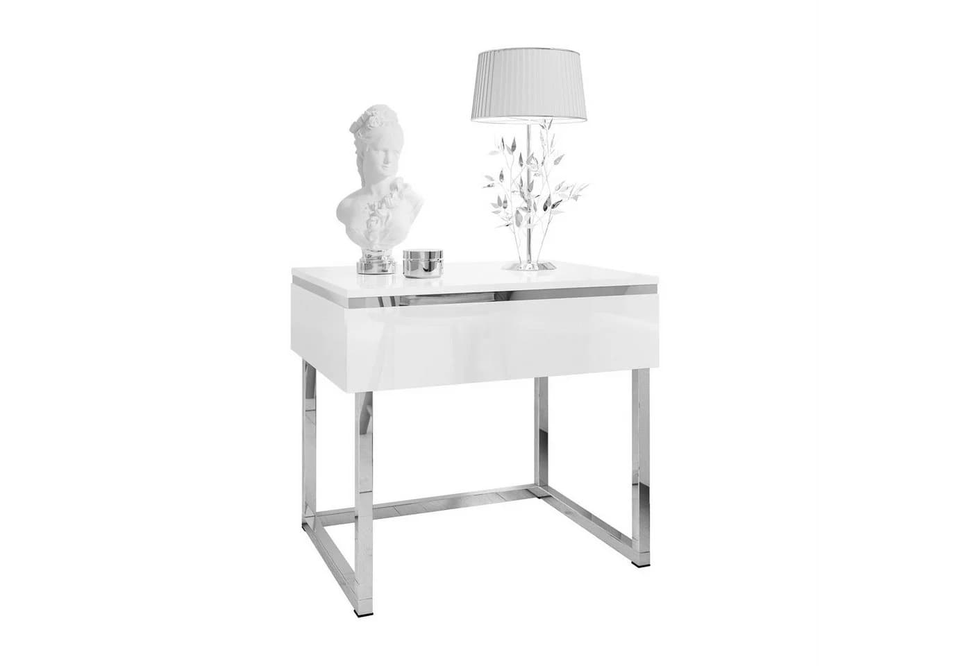 Lookway Nachttisch AURORA SILVER Silber - Bild 2
