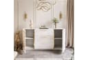 Lookway Kommode ONYX Hochglanz mit Goldgriffen Bild 4