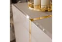 Lookway Kommode ONYX Kaschmir Hochglanz mit goldenen Beinen Bild 4