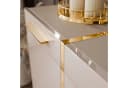 Lookway Kommode ONYX Hochglanz Weiß Gold 158 cm Bild 5