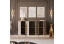 Lookway Kommode ONYX Hochglanz Kaschmir Goldene Beine Bild 3