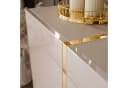 Lookway Kommode ONYX 4D Kaschmir Hochglanz mit goldenen Details Bild 4