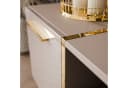 Lookway TV-Schrank ONYX Kaschmir Hochglanz mit goldenen Akzenten Bild 4
