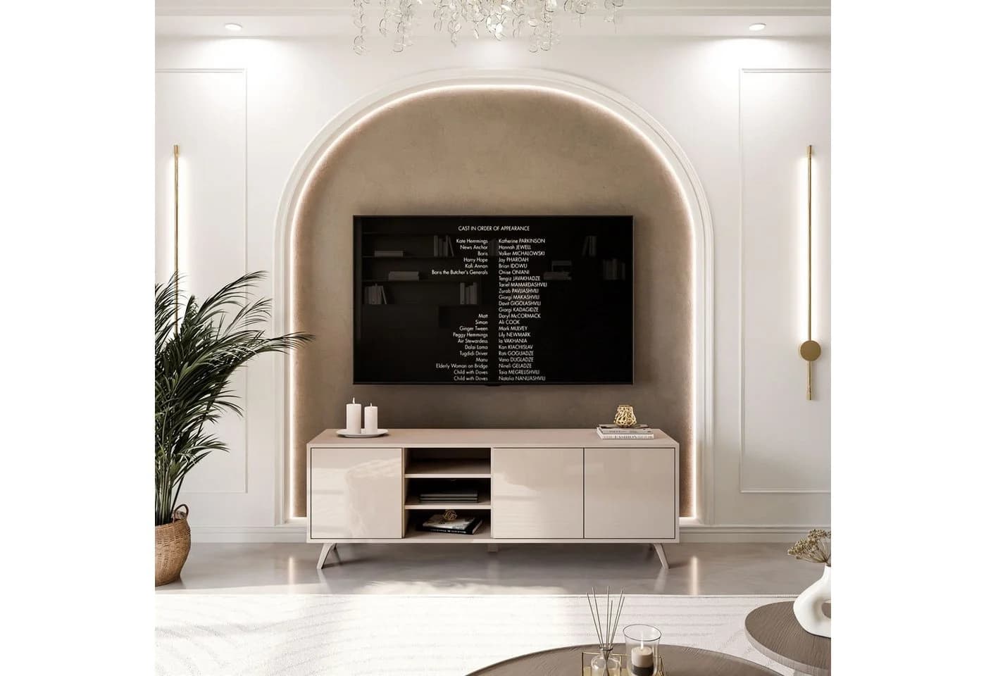 Lookway TV-Schrank SANAYI Kaschmir Push-to-Open