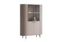 Lookway Vitrine ELODIE mit LED-Beleuchtung Schwarz/Gold Bild 2