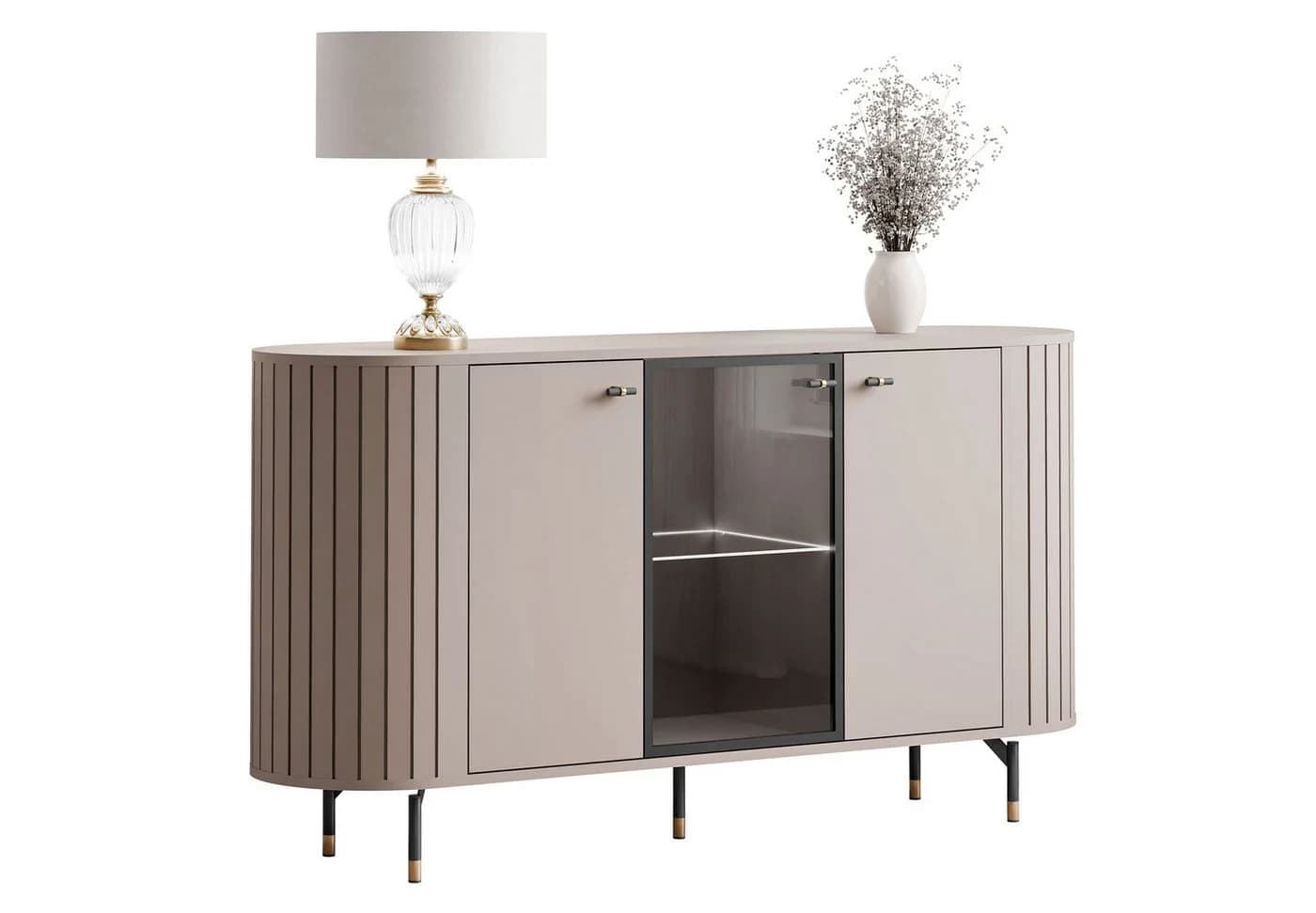 Lookway Kommode ELODIE 150 mit LED-Beleuchtung und Soft-Close - Bild 2