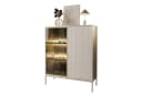 Lookway Vitrine ECLIPSE WT104 Kaschmir LED-Beleuchtung Bild 2