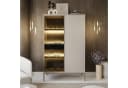 Lookway Vitrine ECLIPSE Kaschmir mit LED-Beleuchtung Bild 1