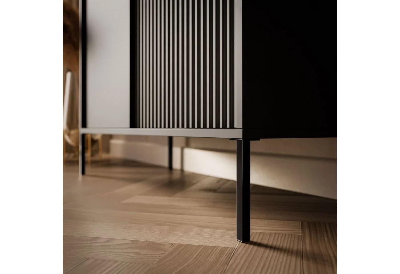 Lookway Kommode YASUMI 3D mit 3 Türen Schwarz - Bild 5