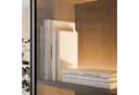 Lookway Glasvitrine LINEA LOFT mit LED-Beleuchtung und Schubladen Braun/Schwarz Bild 4