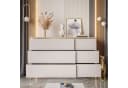 Lookway Kommode AURORA 6S Kaschmir Goldene Leiste Bild 3