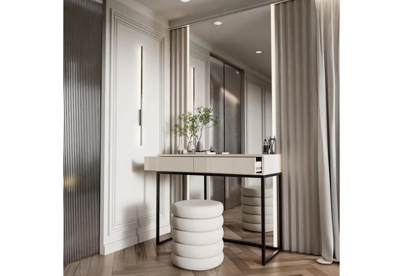 Lookway Konsolentisch BLANCO GLAMOUR Kaschmir - Bild 3