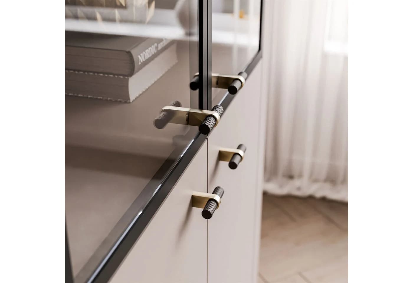 Lookway Standvitrine ELODIE II mit Glastüren und LED-Beleuchtung - Bild 4