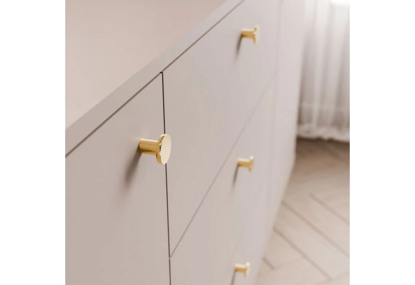 Lookway Kommode ELODIE II Schwarz/Kaschmir mit Soft-Close - Bild 4