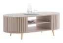 Lookway Couchtisch ELODIE II mit Ablage Schwarz/Gold Bild 2