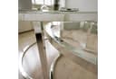 Lookway CIRI 2in1 Couchtisch-Set Glas Chrom ⌀70/50 cm Bild 5