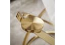 Lookway Couchtisch BELLE Sofatisch mit Glasplatte und goldener Basis Bild 4