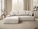 Lookway Ecksofa LAVIO L-Form mit Schlaffunktion Beige Bild 2