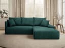 Lookway Ecksofa LAVIO L-Form Grün mit Schlaffunktion und Bettkasten Bild 1