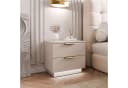 Lookway Nachttisch LINA 2S Kaschmir mit LED-Beleuchtung Bild 1