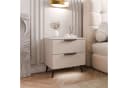 Lookway Nachttisch LINA Kaschmir 2S mit LED-Beleuchtung Bild 1
