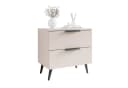 Lookway Nachttisch LINA Kaschmir 2S mit LED-Beleuchtung Bild 2