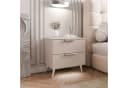 Lookway Nachttisch LINA Kaschmir 2S mit LED-Beleuchtung Bild 1