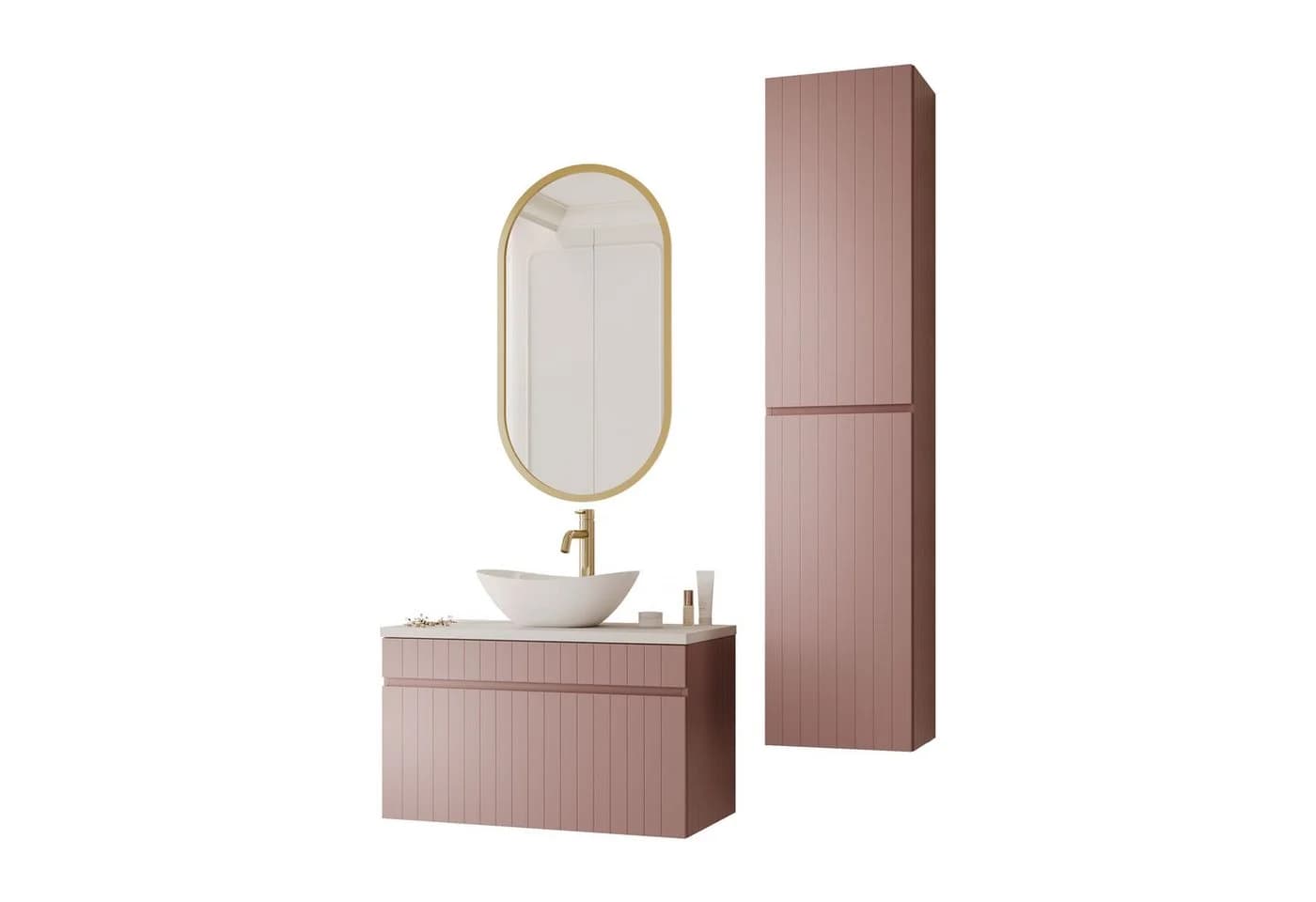 Lookway FLORIS Badmöbel-Set Muschel-Waschbecken - Bild 2