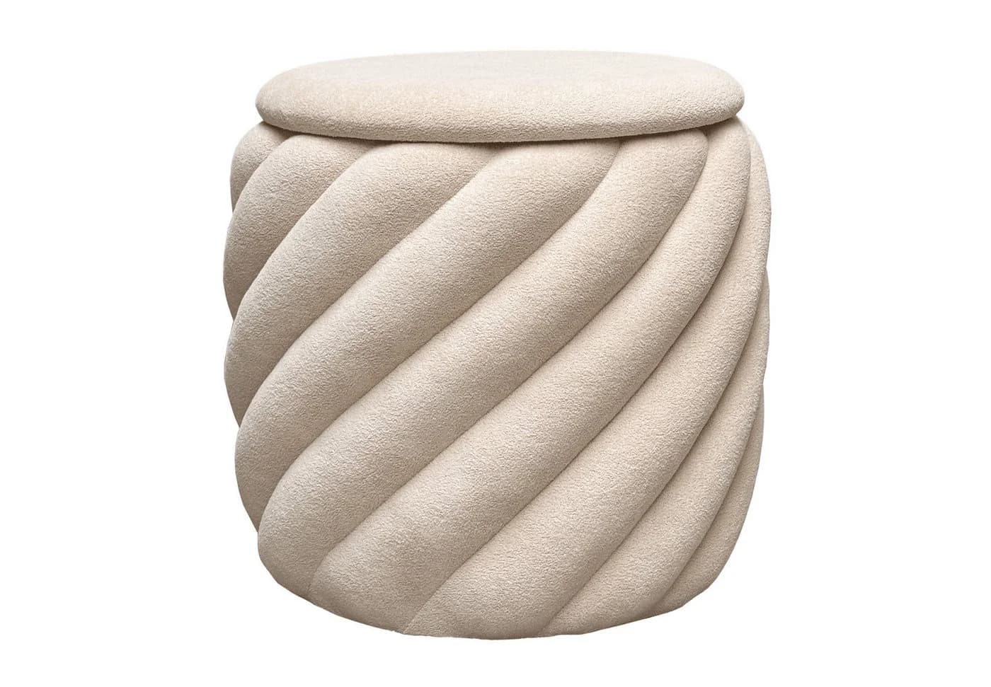 Lookway Hocker NOEL Gepolsterter Pouf mit Stauraum Aufklappbarer Sitzhocker - Bild 2