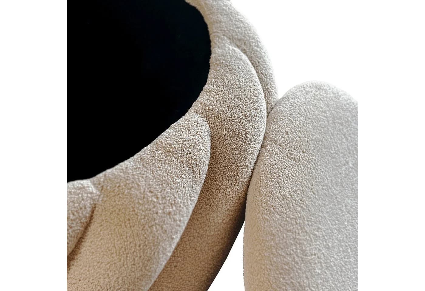 Lookway Hocker NOEL Gepolsterter Pouf mit Stauraum Aufklappbarer Sitzhocker - Bild 4