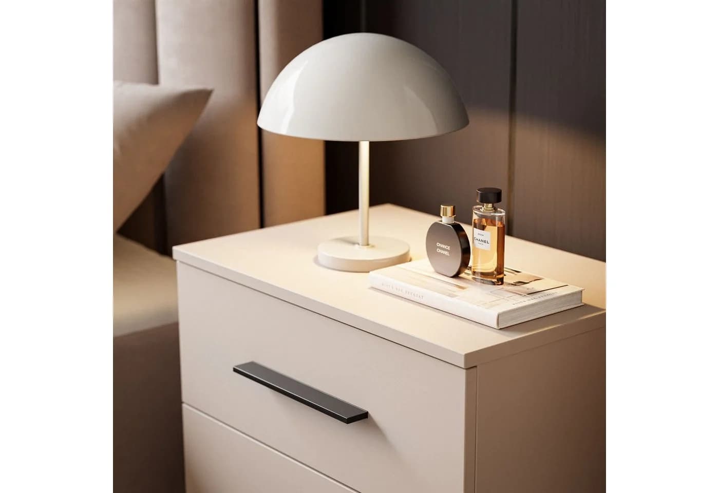 Lookway Nachttisch LINA 2S Kaschmir Hängend mit LED - Bild 4
