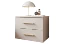 Lookway Nachttisch LINA 2S Kaschmir Hängend mit LED Bild 2