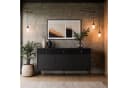 Lookway Kommode MIDNIGHT 3D3S Schwarz mit Schubladen und Schubladenfronten Bild 1