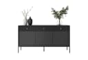Lookway Kommode MIDNIGHT 3D3S Schwarz mit Schubladen und Schubladenfronten Bild 2