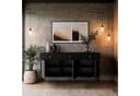 Lookway Kommode MIDNIGHT 3D3S Schwarz mit Schubladen und Schubladenfronten Bild 3