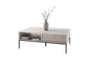 Lookway Couchtisch MIDNIGHT mit Schublade Schwarz/Gold Bild 2