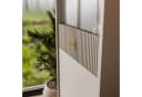 Lookway Vitrine MIDNIGHT Schwarz mit Glastür und goldenem Griff Bild 4