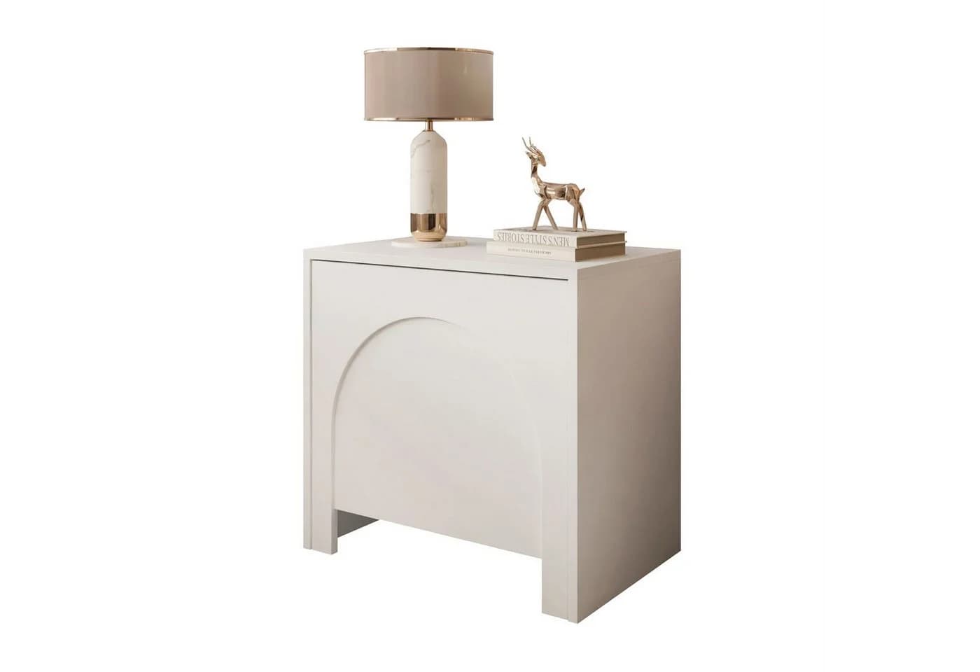 Lookway Nachttisch ARIADNA mit Tür – Minimalistisches Design fürs Schlafzimmer - Bild 2
