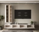 Lookway Wohnwand CARMEN mit LED-Beleuchtung, Hochglanz-Fronten Bild 3