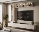 Lookway Wohnwand CARMEN II mit LED-Beleuchtung, Hochglanzfronten Bild 1