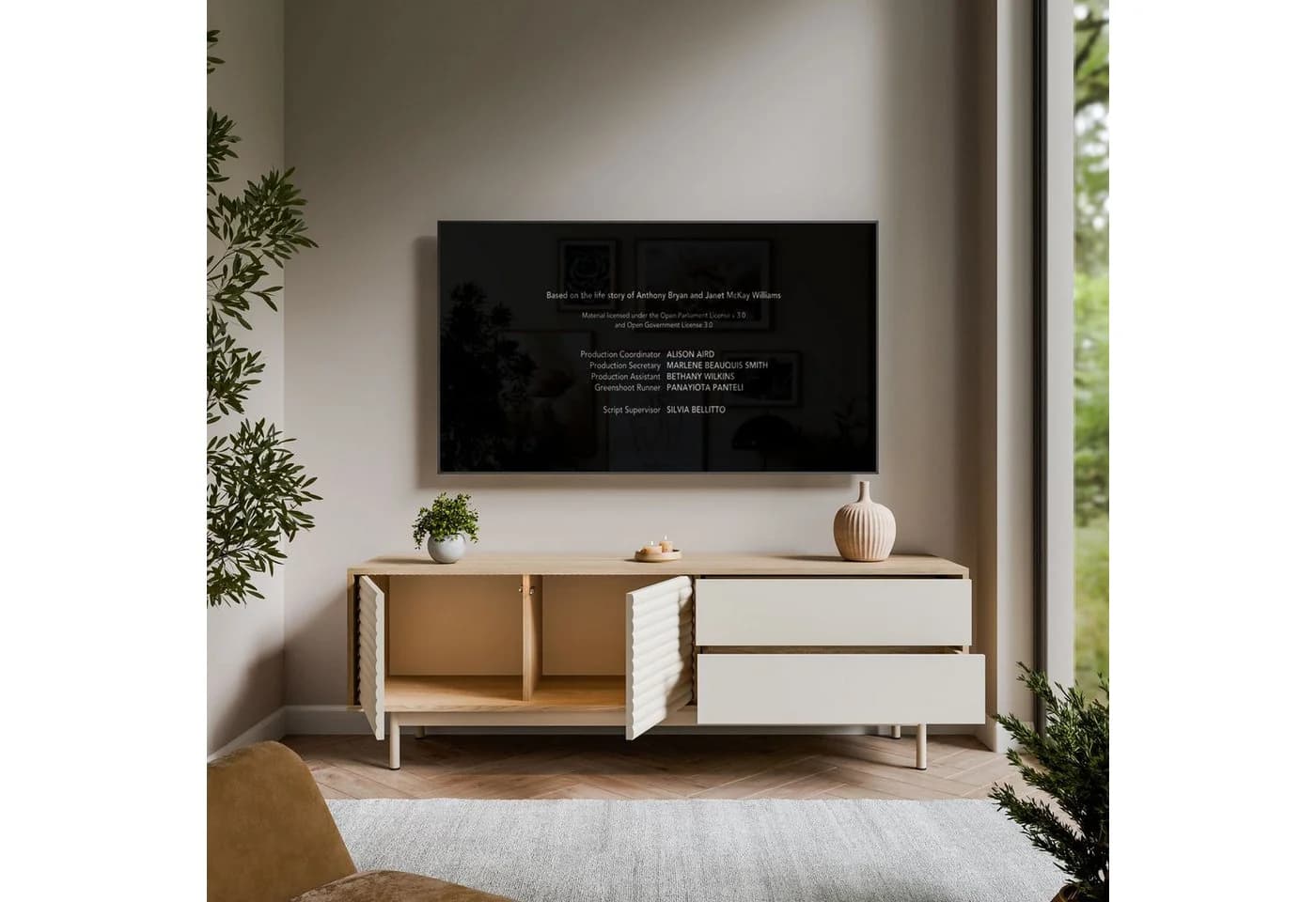 Lookway TV-Schrank FLORENCE mit LED-Beleuchtung - Bild 3