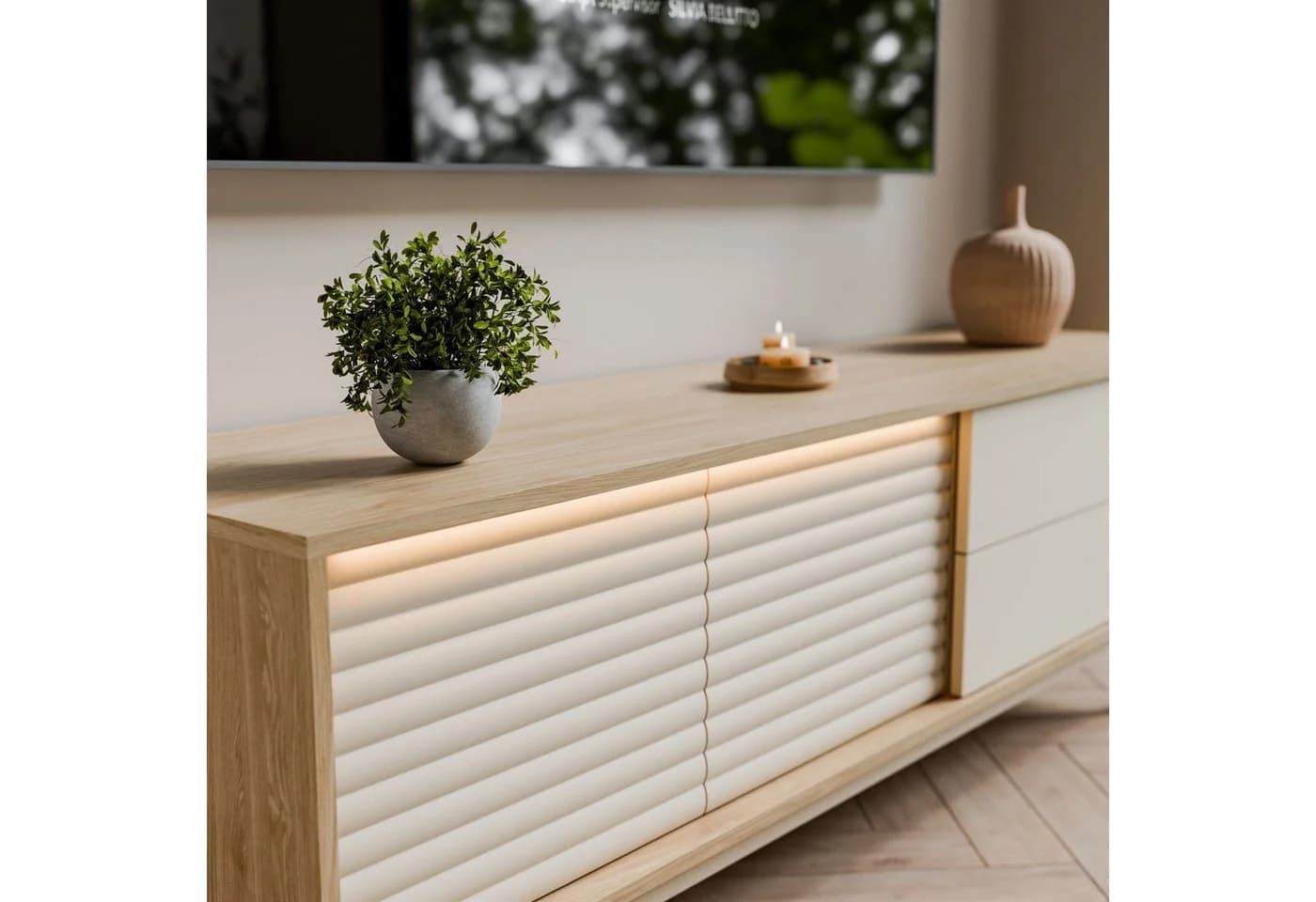 Lookway TV-Schrank FLORENCE mit LED-Beleuchtung - Bild 4