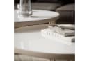 Lookway Couchtisch LORI 2in1 GLASS Kaschmirfarbenes Gestell 2er Set Bild 5