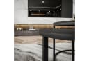 Lookway CIRI 2in1 Couchtisch Set Schwarz Matt Schichtholz Metall Bild 4