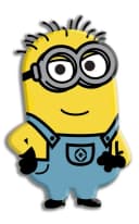 Minion Plüsch Dekokissen Kuscheltier Motiv Bild 2
